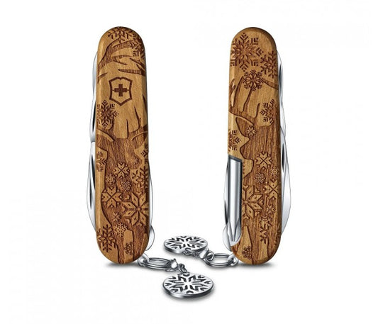 Victorinox Super Tinker Wood Winter Magic Limited Edition 2022 Multitool 1.4701.63E1