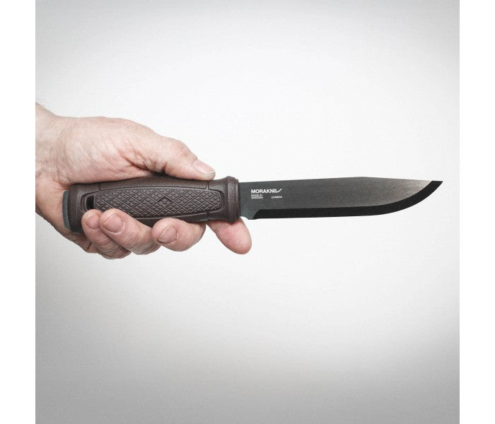MoraKniv Garberg Grand Blackblade (C) Bushcraft Knife with Leather Sheath 14640