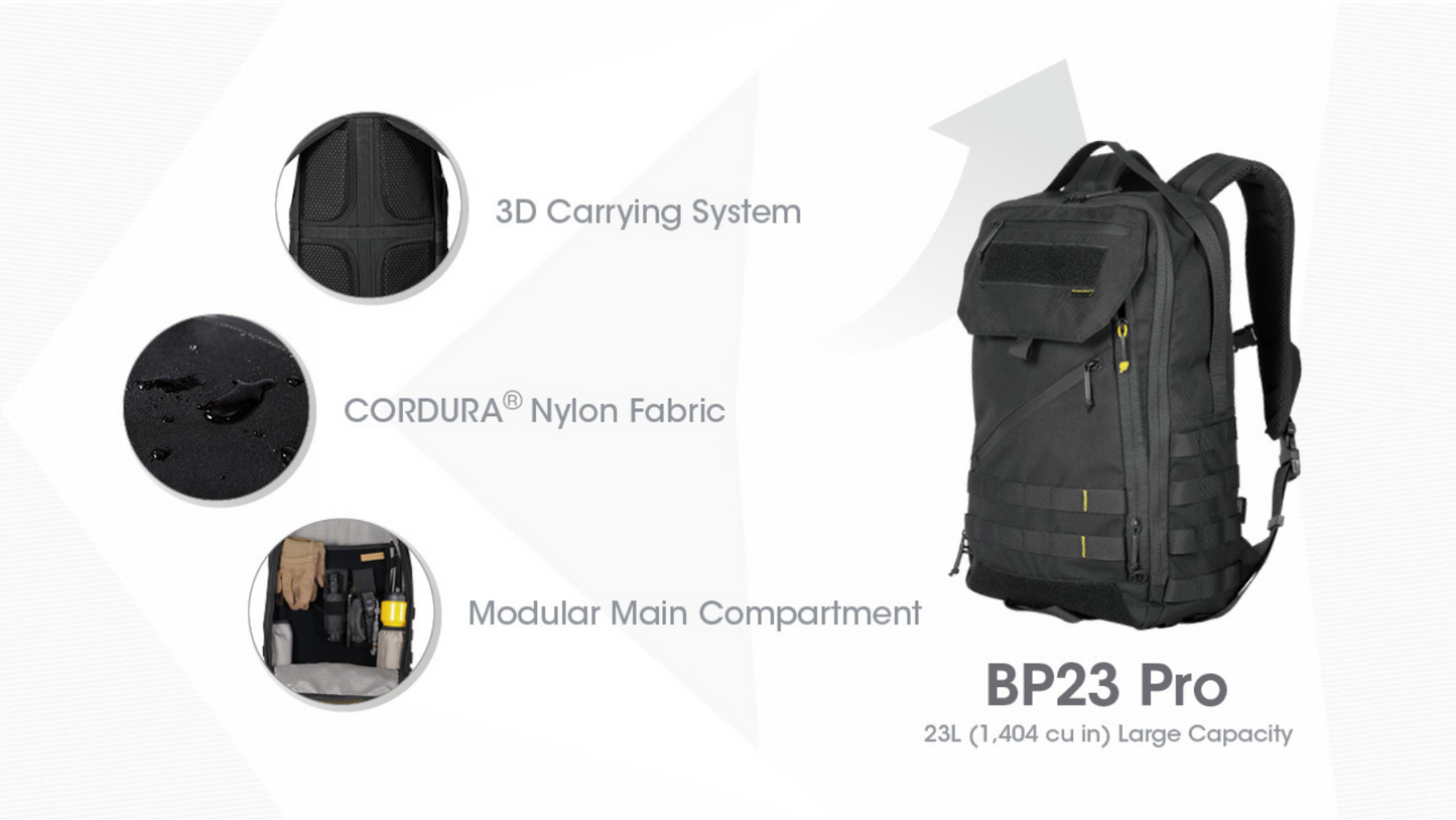 Nitecore BP23 Pro Multi-Purpose Tactical Commuting Backpack