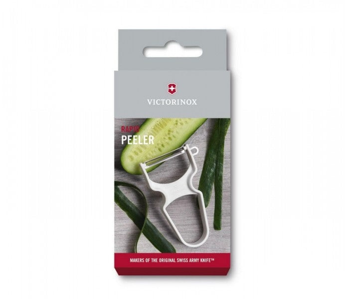 Victorinox Rapid Peeler White Straight Edge Kitchen Fruit Vegetable Peeler 6.0930