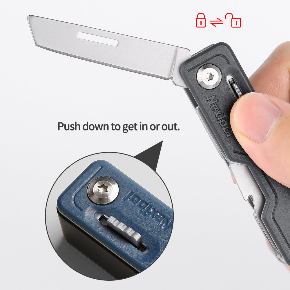 NexTool 10-in-1 Multifunctional Knife Pocket Size Multitool
