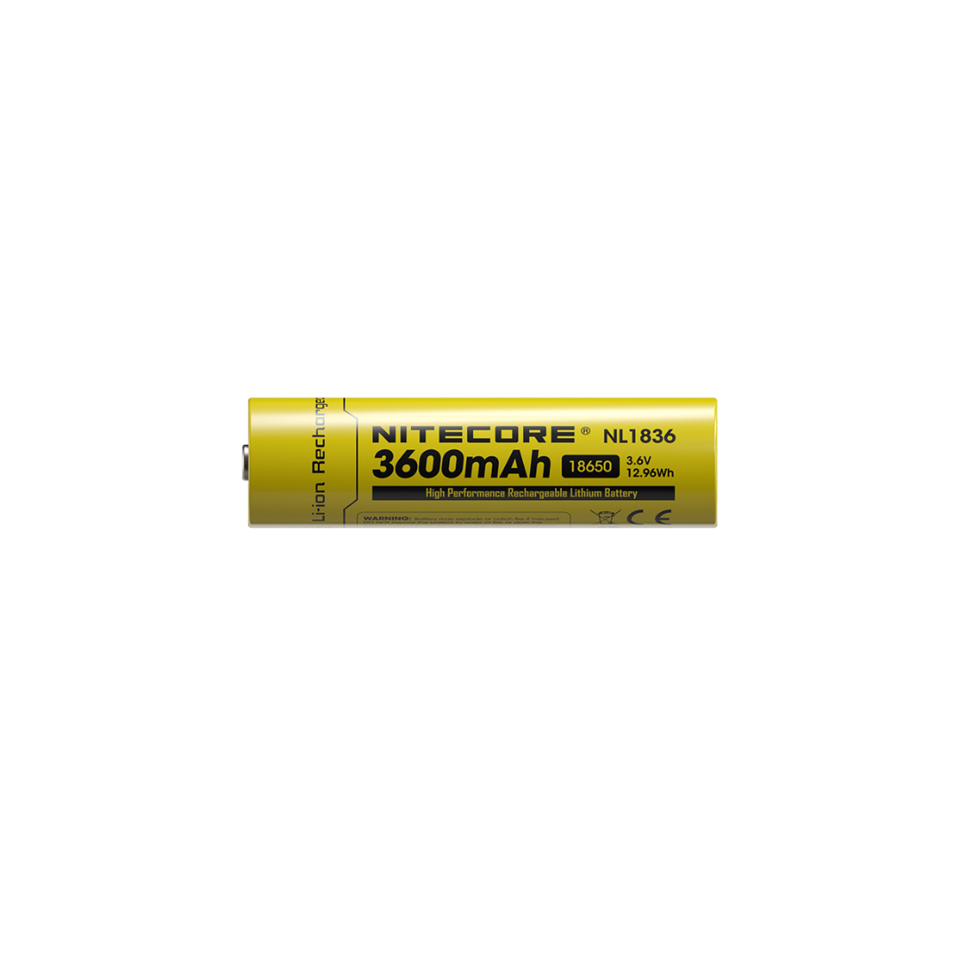 Nitecore 18650 3600mAh Rechargeable Li-ion Battery NL1836