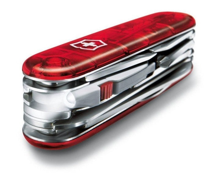 Victorinox Huntsman Lite Translucent Red Multitool 1.7915.T