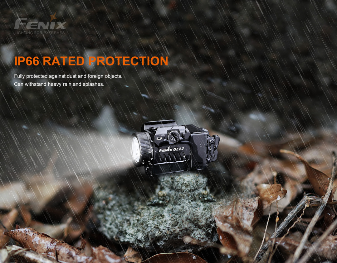 Fenix GL22 750 Lumens Cool White With Red Laser Tactical Light