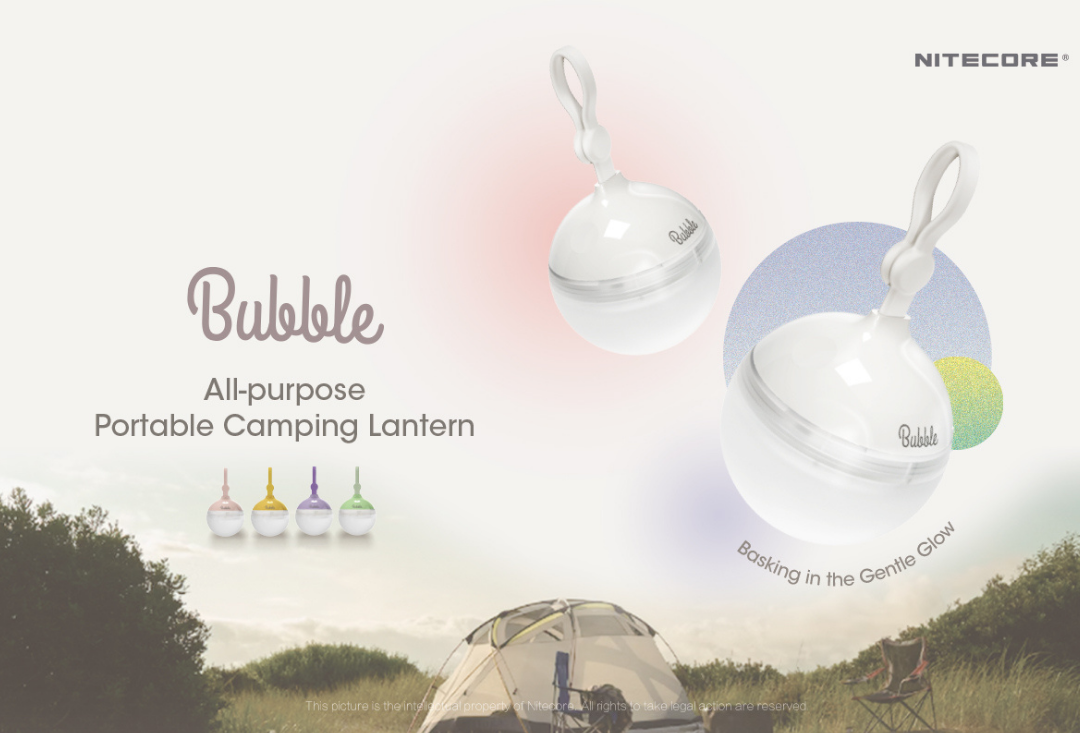 Nitecore Bubble Snow White 100L All-purpose Portable Camping Lantern