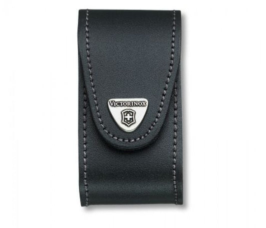 Victorinox Leather Pouch Black 5-8 Layers 4.0521.3