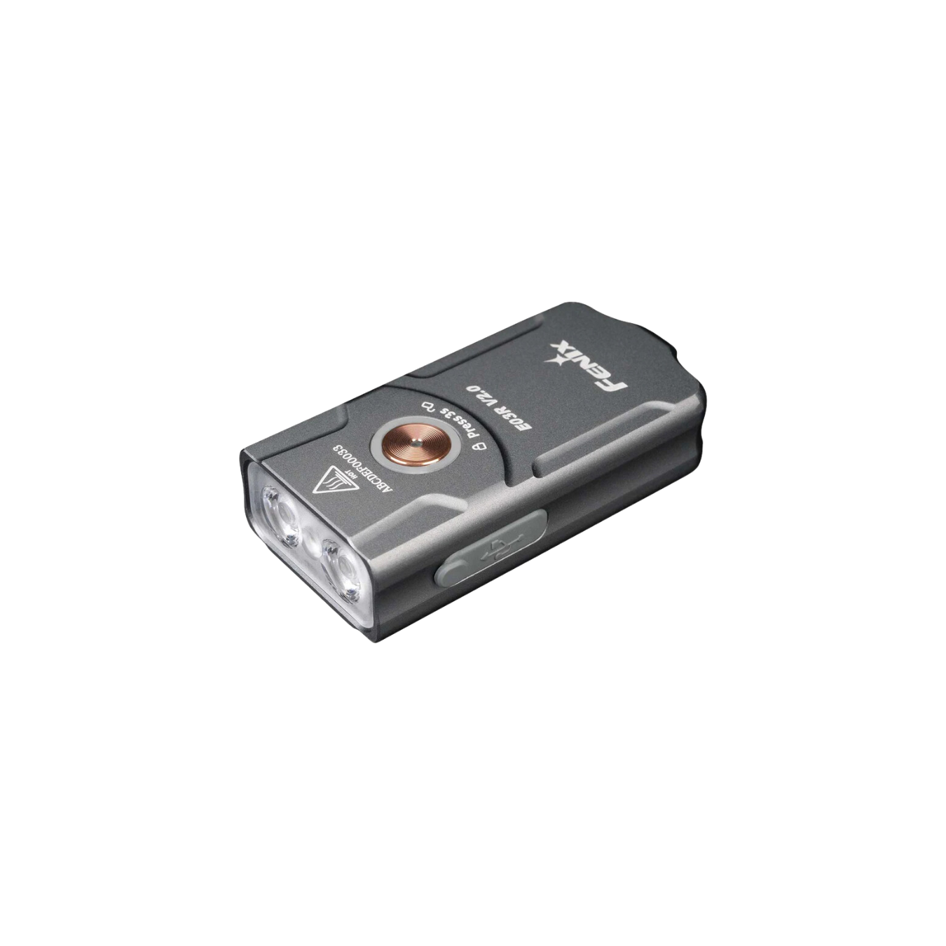 Fenix E03R V2.0 500L Rechargeable Keychain Flashlight