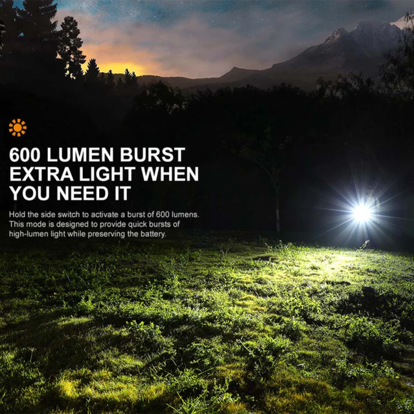 Fenix E09R Luminus SST20 LED 600L Rechargeable Flashlight