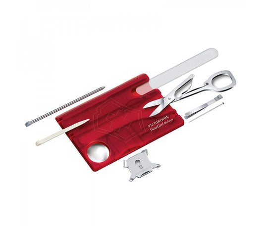 Victorinox SwissCard Nailcare Red Transparent Multitool 0.7240.T