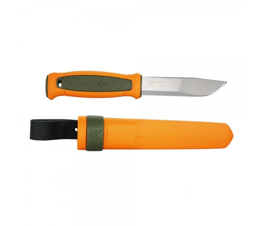 MoraKniv Kansbol Hunting Burnt Orange Olive Green (S) Outdoor Bushcraft Knife 14236