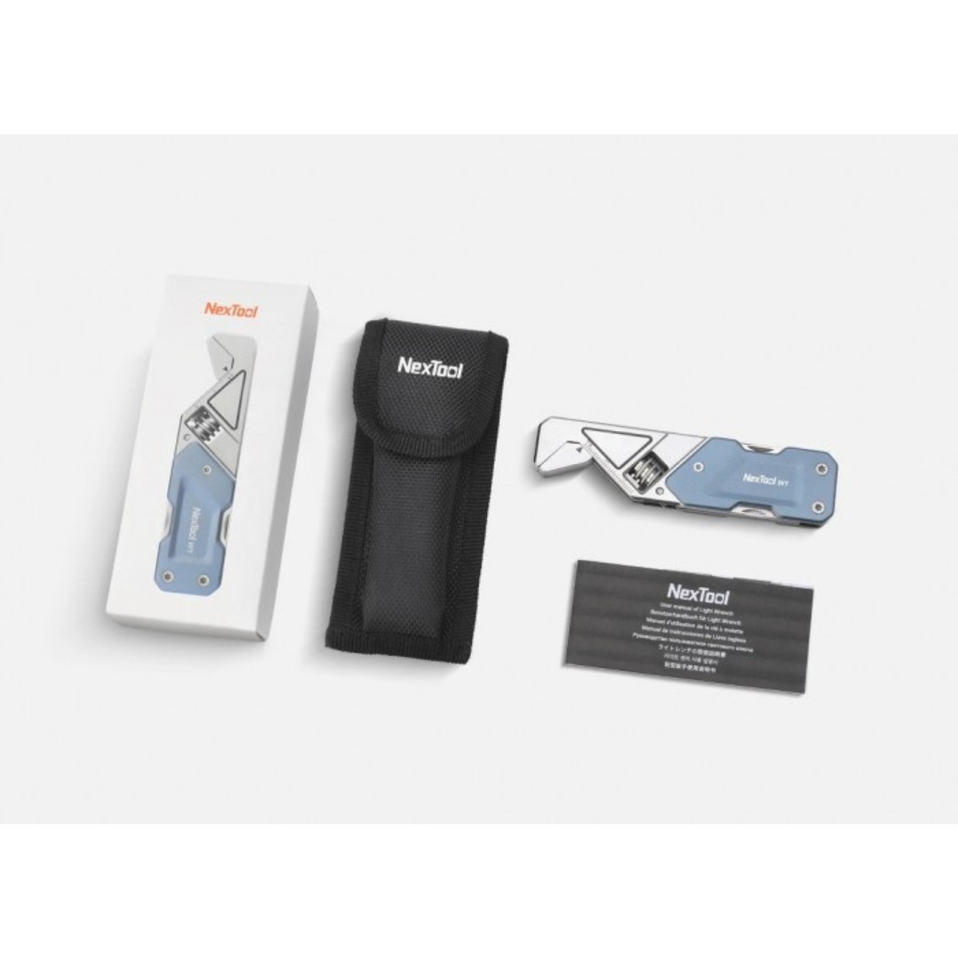 NexTool 6-in-1 Light Duty Wrench W1 with 1opc Screwdriver Set NE20270 Pocket Size Multitool