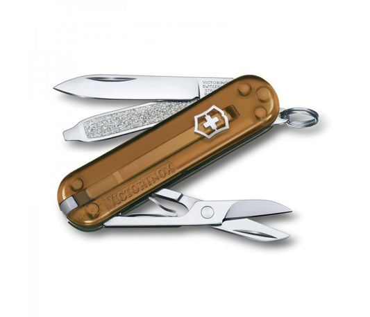 Victorinox Classic SD Chocolate Fudge Transparent Brown Multitool 0.6223.T55G
