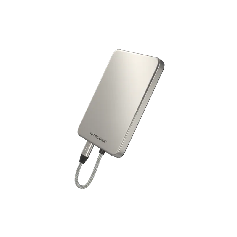 Nitecore Pocket 5 Magnetic Built-in USB-C Cable Pocket Power Bank