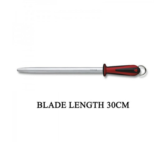 Victorinox Oval Dual Grip Micro-Fine 30cm Butcher Sharpening Steel Honing Steel Kitchen Knife Sharpener 7.8521