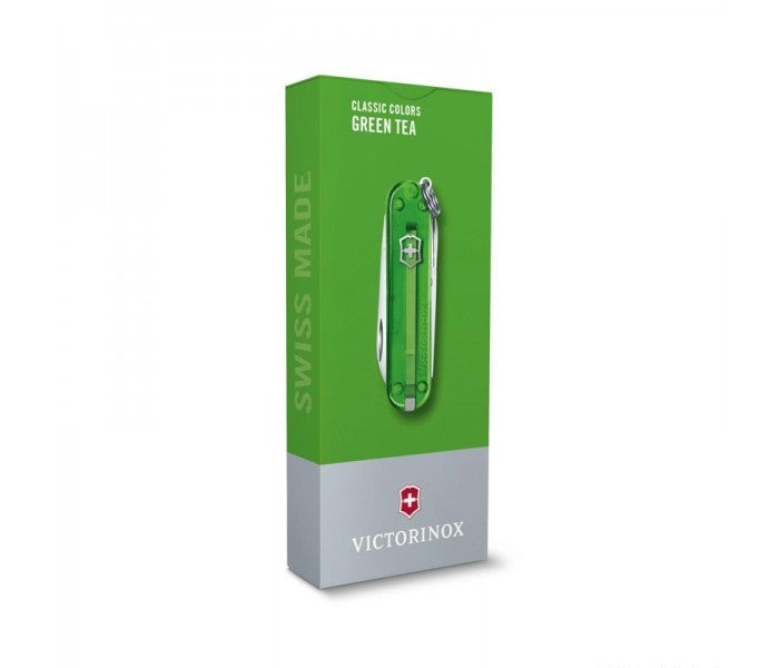 Victorinox Classic SD Green Tea Transparent Green Multitool 0.6223.T41G