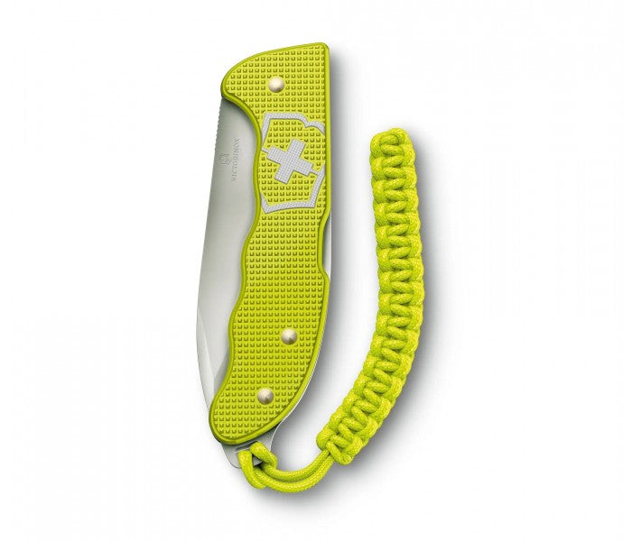 Victorinox Hunter Pro Alox Limited Edition 2023 Electric Yellow Back Lock Folding Knife 0.9415.L23