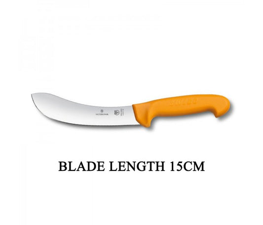 Victorinox Swibo 15cm Widened Tip Curved Rigid Blade Skinning Knife 5.8427.15