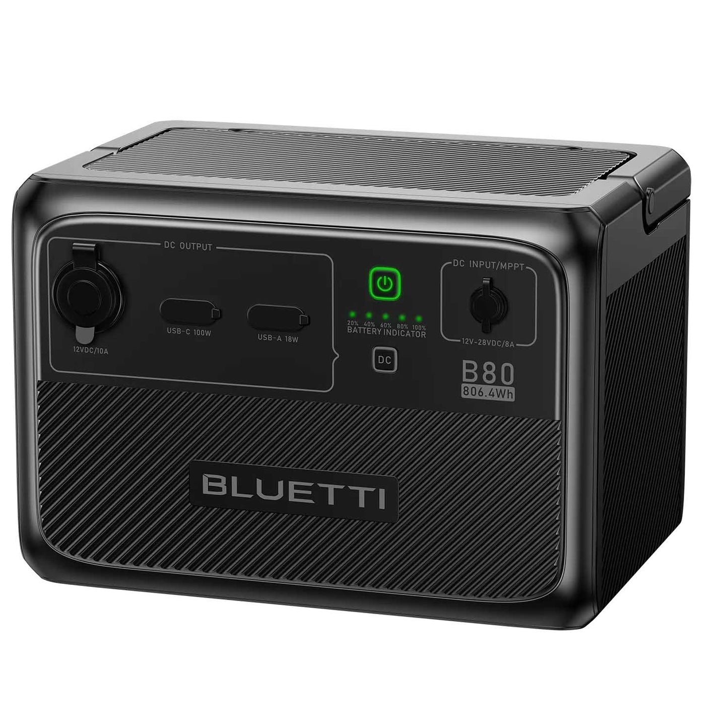 BLUETTI B80 Portable Power Station 806Wh LiFePO4 Expansion Battery AC Solar Generator