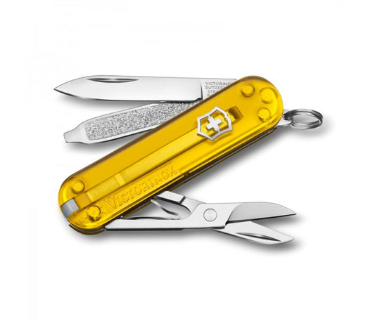 Victorinox Classic SD Tuscan Sun Transparent Yellow Multitool 0.6223.T81G