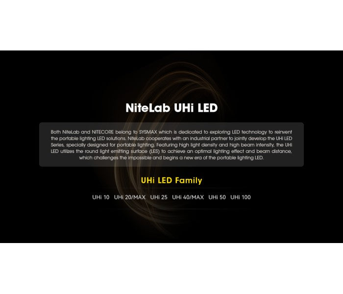 NITECORE EDC31 NiteLab UHi 20 MAX LED 3500L High Performance EDC USB Rechargeable Flashlight