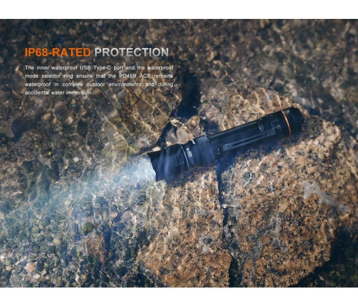 Fenix PD45R ACE Luminus SFT70-Gen2 LED 3200L Multi-Mode Rechargeable Flashlight