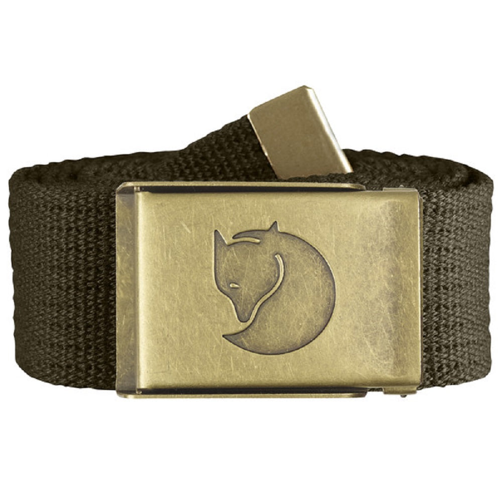 FJALLRAVEN CANVAS BRASS BELT 4 CM