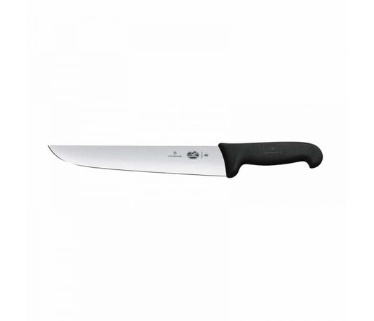 Victorinox Fibrox 16cm Wide Straight Rigid Slaughter Butcher Knife 5.5203.16