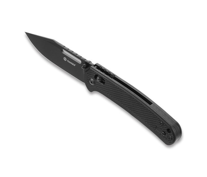 Ganzo G768PT-BK Axis Lock D2 Steel Titanium Coating G10 Folding Knife (Black)