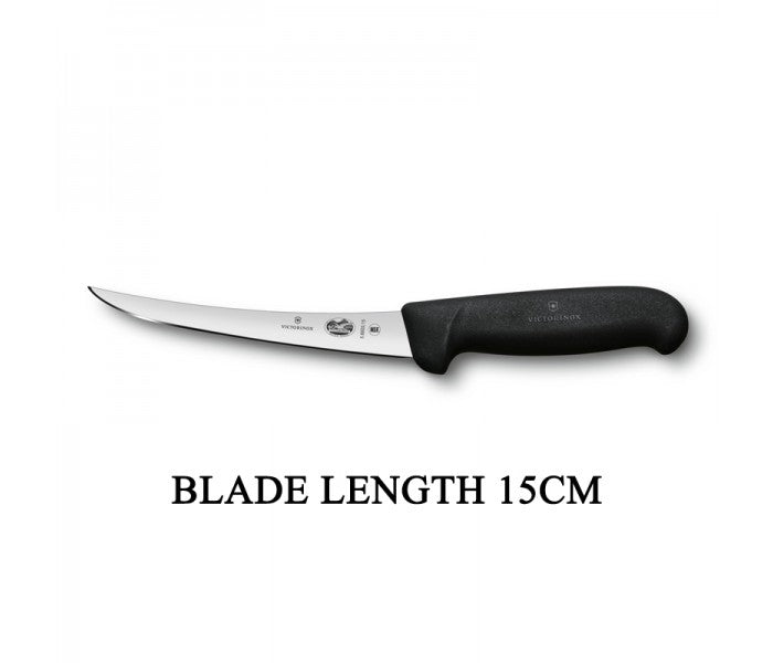 Victorinox Fibrox 15cm Ergonomic Precision Rigid Slaughter Butcher Boning Knife 5.6603.15
