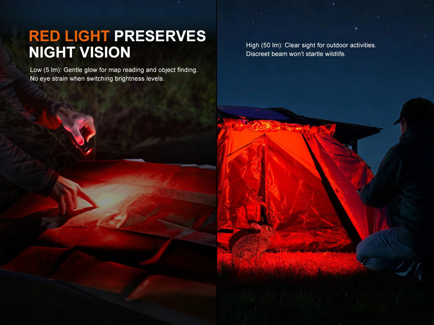 Fenix E08R UE Luminus SST20 LED Rechargeable Flashlight