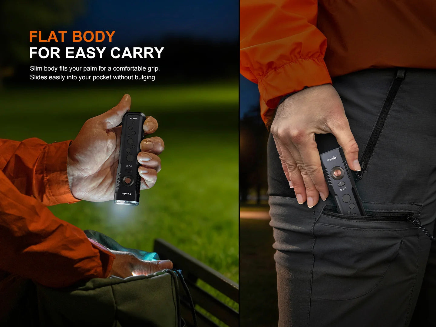 Fenix E08R UE Luminus SST20 LED Rechargeable Flashlight