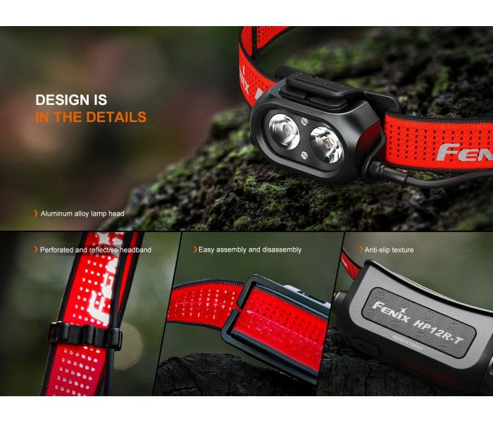 Fenix HP12R-T SFT25 + SST20 LED 1300L Trail Running Headlamp