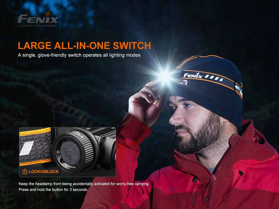 Fenix HM60R Rechargeable Headlamp - 1200 Lumens