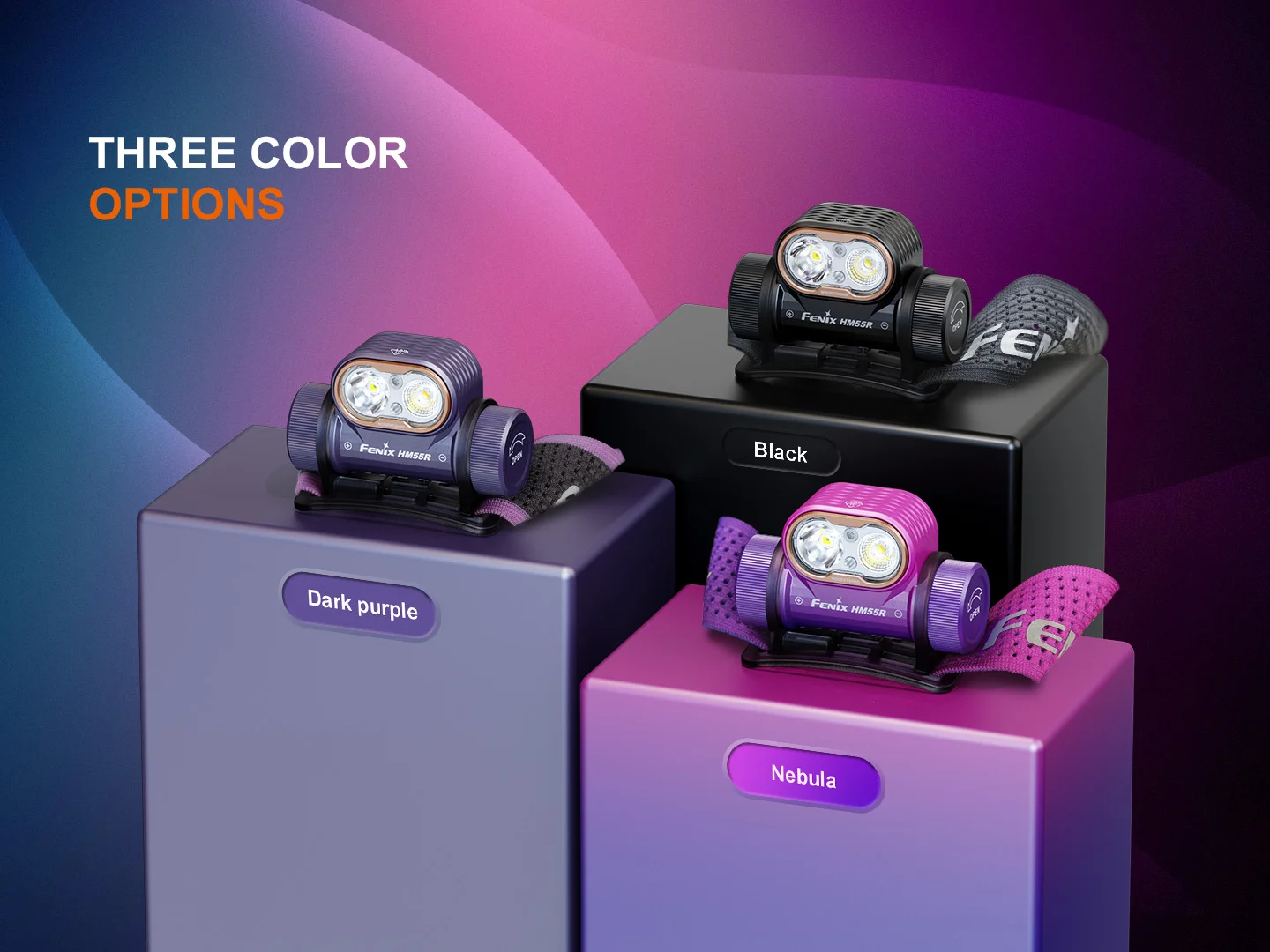 Fenix HM55R Luminus SST25 LED 1200L Rechargeable Headlamp