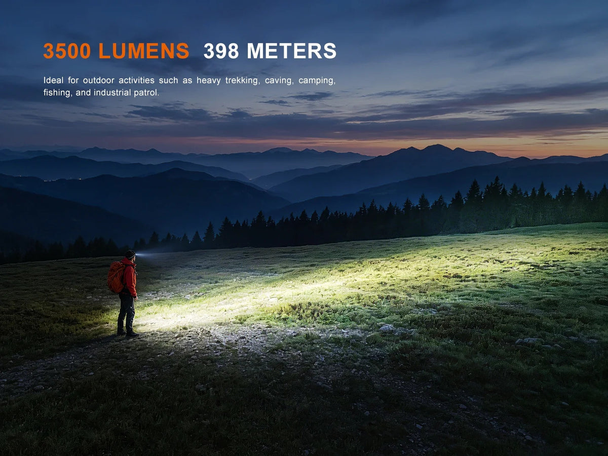 Fenix HM75R Pro MAGNESIUM MULTI-LED HEADLAMP 3500 Lumens