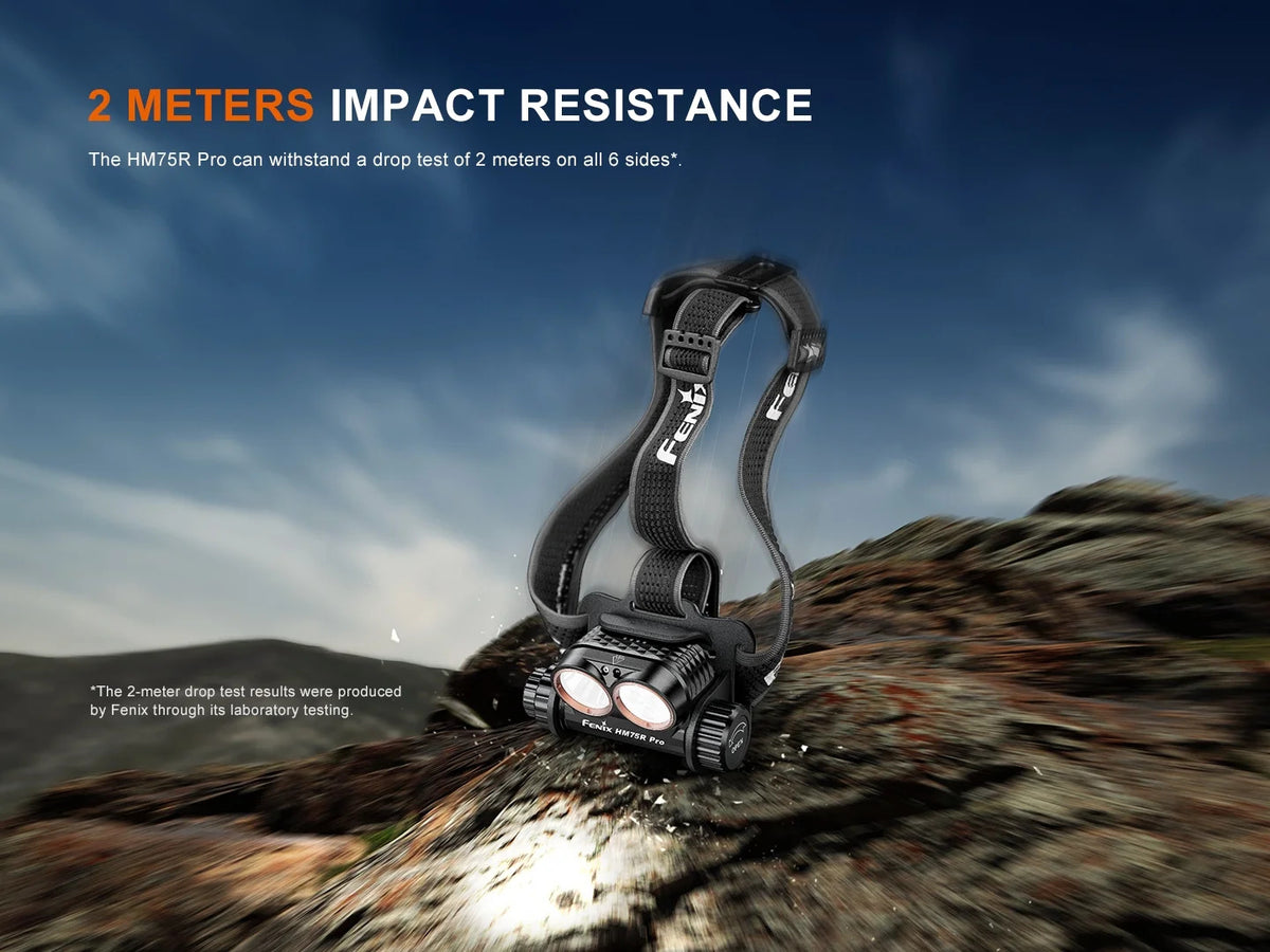 Fenix HM75R Pro MAGNESIUM MULTI-LED HEADLAMP 3500 Lumens