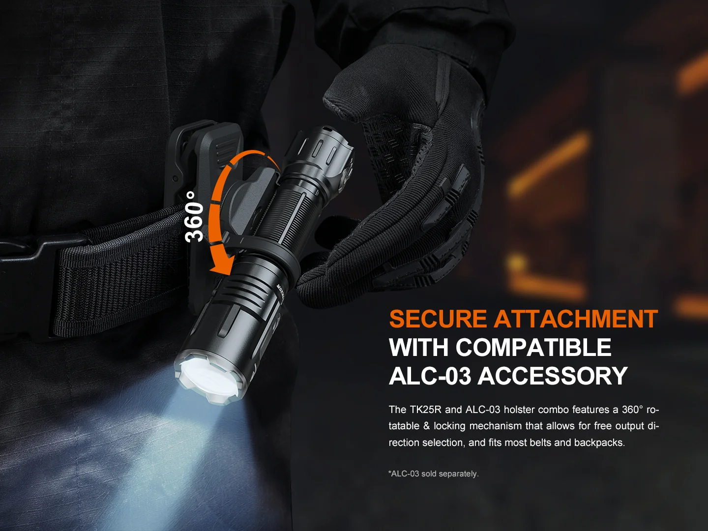 Fenix TK25R CREE XHP50.3 LED 3600L Rechargeable Flashlight