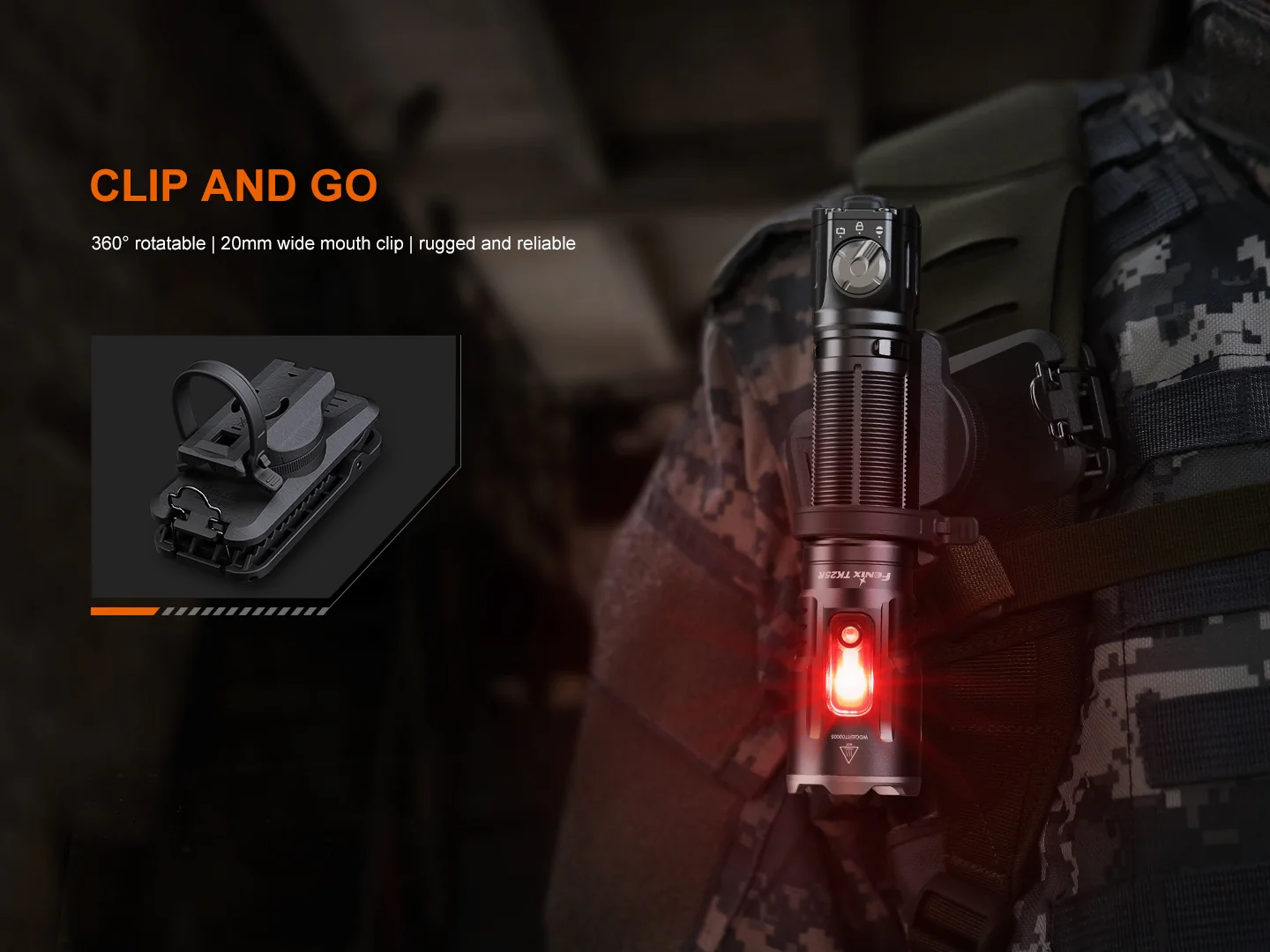 Fenix TK25R CREE XHP50.3 LED 3600L Rechargeable Flashlight