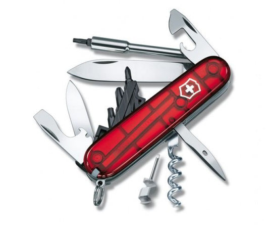 Victorinox Cybertool S (29) Translucent Red Multitool 1.7605.T