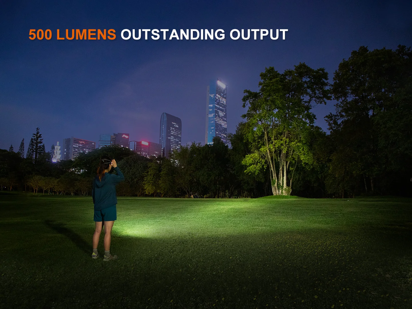 Fenix HL17R 500L Rechargeable Headlamp + Clip Light