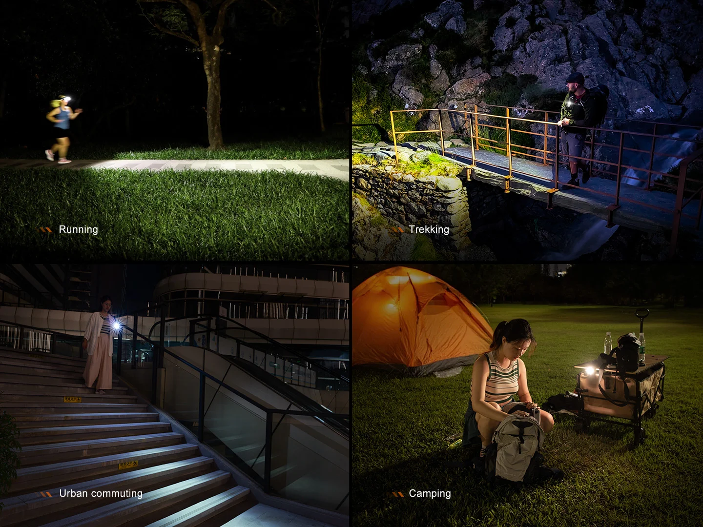 Fenix HL17R 500L Rechargeable Headlamp + Clip Light