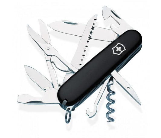 Victorinox Huntsman Black Multitool Pocket Knife 1.3713.3B1