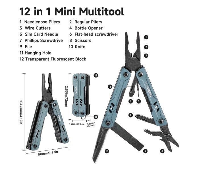 NexTool Mini Sailor S11 Pro Pliers Multitool NE20382A