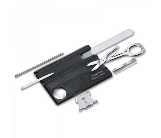 Victorinox SwissCard Nailcare Black Transparent Multitool 0.7240.T3