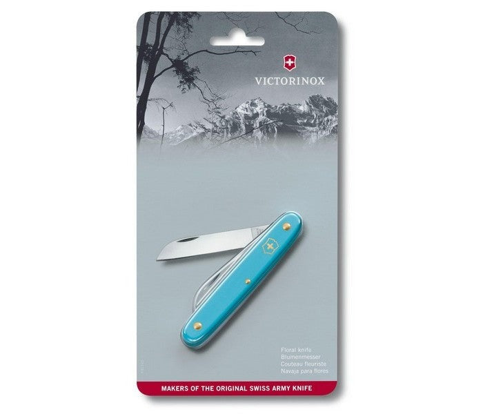Victorinox Floral Light Blue Knife 3.9050.25B1