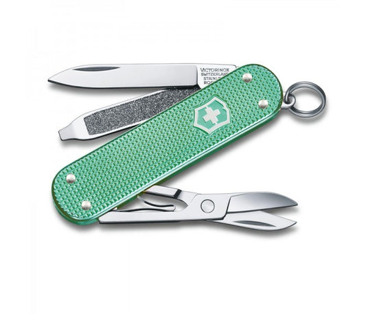 Victorinox Classic Alox Minty Mint Multitool Pocket Knife 0.6221.221G