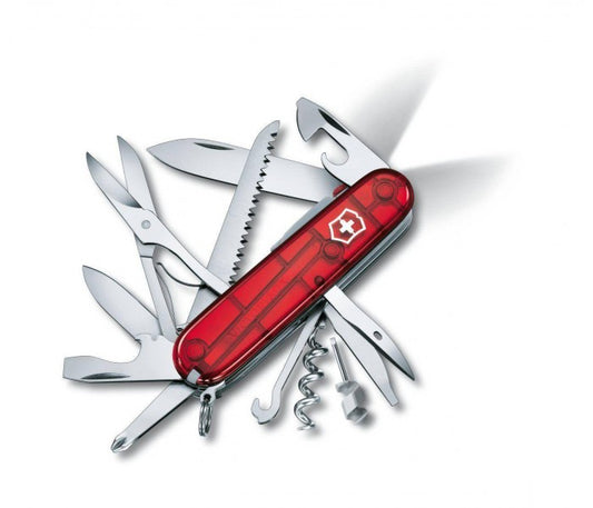 Victorinox Huntsman Lite Translucent Red Multitool 1.7915.T