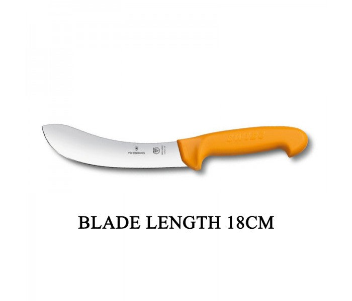 Victorinox Swibo 18cm Widened Tip Curved Rigid Blade Skinning Knife 5.8427.18