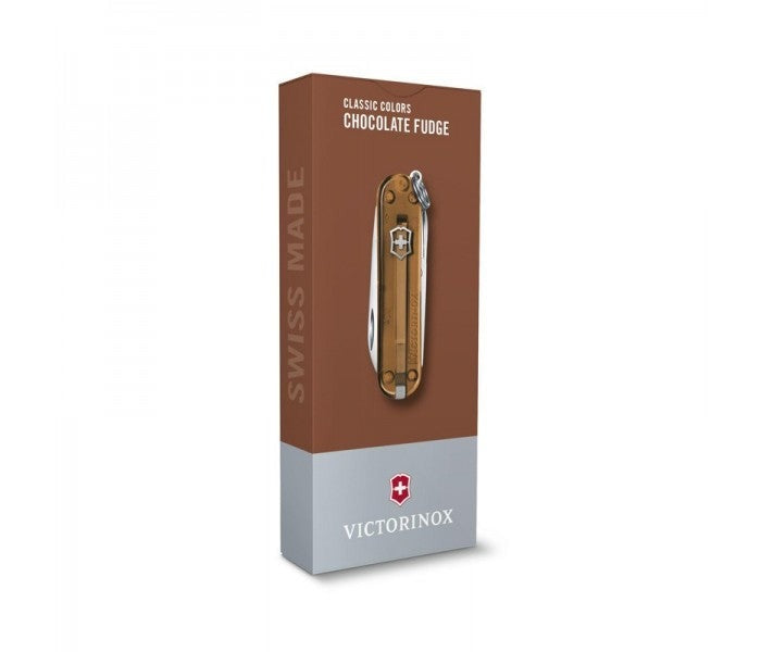 Victorinox Classic SD Chocolate Fudge Transparent Brown Multitool 0.6223.T55G