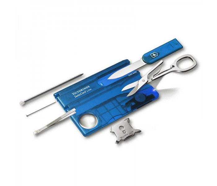 Victorinox SwissCard Lite Sapphire Multitool Pocket Knife 0.7322.T2